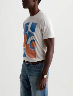 Bryce Crew Modern Jazz Collage Ivory Dust Classic Graphic Tee MENS TOPS Photo 7