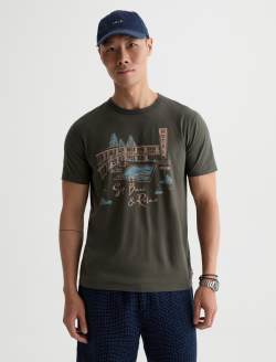Bryce Crew P Sip And Relax Forest Moss Classic Tee MENS TOPS Photo 2