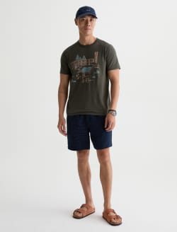 Bryce Crew P Sip And Relax Forest Moss Classic Tee MENS TOPS Photo 5