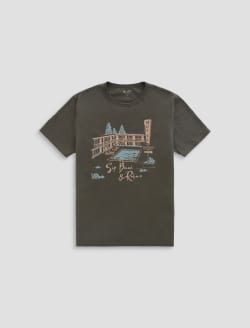 Bryce Crew P Sip And Relax Forest Moss Classic Tee MENS TOPS Photo 1
