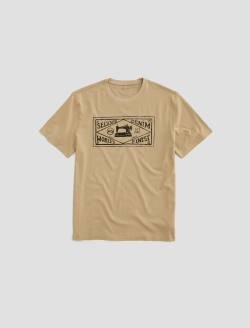 Bryce Crew Selvage Denim Label Classic Graphic Crew Neck MENS TOPS Photo 1