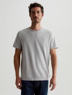 Bryce Crew Silver Gray Classic Crew Neck MENS TOPS Photo 1
