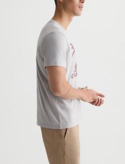 Bryce Crew Sand And Sun Silver Grey Classic Tee MENS TOPS Photo 4