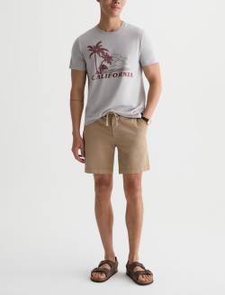 Bryce Crew Sand And Sun Silver Grey Classic Tee MENS TOPS Photo 5
