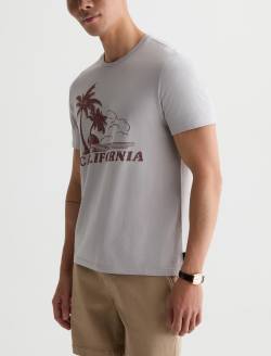 Bryce Crew Sand And Sun Silver Grey Classic Tee MENS TOPS Photo 7