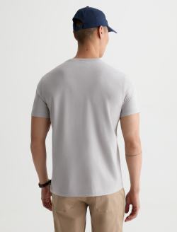 Bryce Crew Sand And Sun Silver Grey Classic Tee MENS TOPS Photo 8