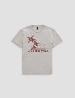 Bryce Crew Sand And Sun Silver Grey Classic Tee MENS TOPS Photo 1