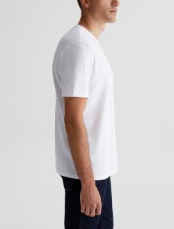 Bryce Crew True White Classic Crew Neck MENS TOPS Photo 4