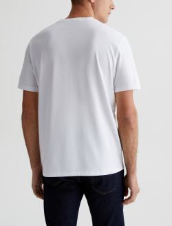 Bryce Crew True White Classic Crew Neck MENS TOPS Photo 6
