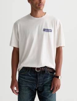 Bryce Crew P Jazz Matchbook Ivory Dust Classic Graphic Tee MENS TOPS Photo 2