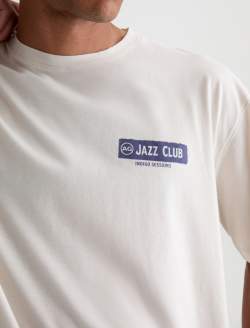Bryce Crew P Jazz Matchbook Ivory Dust Classic Graphic Tee MENS TOPS Photo 3