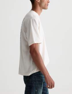 Bryce Crew P Jazz Matchbook Ivory Dust Classic Graphic Tee MENS TOPS Photo 4