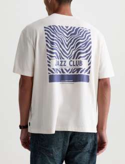 Bryce Crew P Jazz Matchbook Ivory Dust Classic Graphic Tee MENS TOPS Photo 8