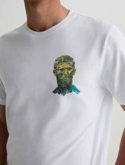 Bryce Crew Julien Agrippa Blue Multi Art Project Classic Crew Neck MENS TOPS Photo 2