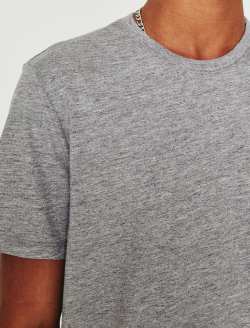 Bryce Crew Heather Grey Classic Crew Neck MENS TOPS Photo 4