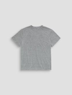 Bryce Crew Heather Grey Classic Crew Neck MENS TOPS Photo 1