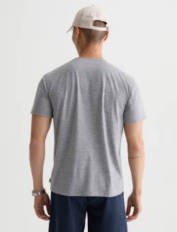 Bryce Crew Pacific Haze Heather Grey Classic Tee MENS TOPS Photo 8