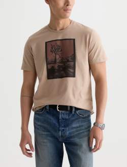Bryce Crew Tree Film Wild Taupe Classic Tee MENS TOPS Photo 2