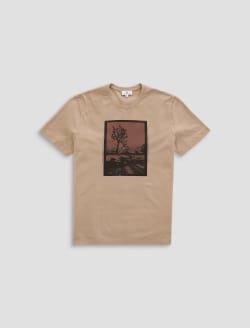Bryce Crew Tree Film Wild Taupe Classic Tee MENS TOPS Photo 1