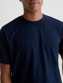 Bryce Crew Deep Navy Classic Tee MENS TOPS Photo 3