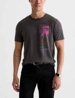 Bryce Crew P Timeless Sound Evening Smoke Classic Graphic Tee MENS TOPS Photo 2