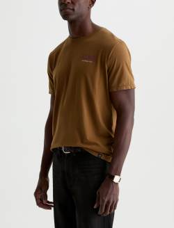 Bryce Crew P Jazz Night Mustard Classic Graphic Tee MENS TOPS Photo 7
