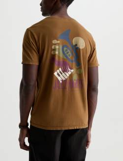 Bryce Crew P Jazz Night Mustard Classic Graphic Tee MENS TOPS Photo 8
