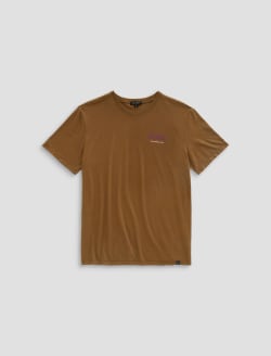 Bryce Crew P Jazz Night Mustard Classic Graphic Tee MENS TOPS Photo 1