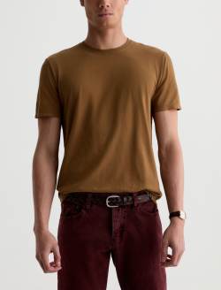 Bryce Crew Mustard Classic  Tee MENS TOPS Photo 2