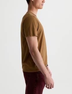 Bryce Crew Mustard Classic  Tee MENS TOPS Photo 4