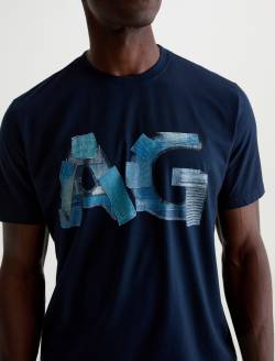 Bryce Crew Ag Boro Deep Navy Classic Graphic Tee MENS TOPS Photo 3