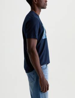 Bryce Crew Ag Boro Deep Navy Classic Graphic Tee MENS TOPS Photo 4