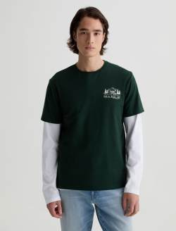 Bryce Crew AG California Road Trip Deep Alpine Classic Tee MENS TOPS Photo 2