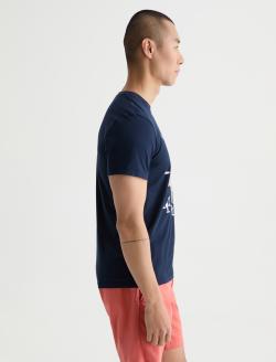 Bryce Crew Poolside Hotel Deep Navy Classic Tee MENS TOPS Photo 4