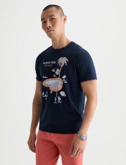 Bryce Crew Poolside Hotel Deep Navy Classic Tee MENS TOPS Photo 6
