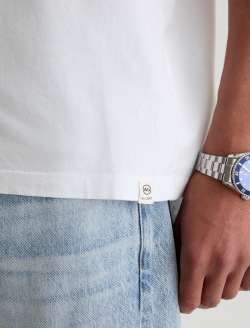 Bryce Crew Happy Hour True White Classic Tee MENS TOPS Photo 6