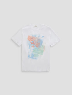 Bryce Crew Happy Hour True White Classic Tee MENS TOPS Photo 1