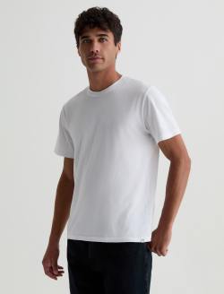 Bryce Crew True White Classic Tee MENS TOPS Photo 7