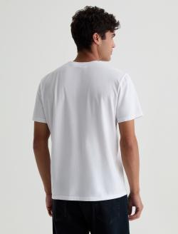 Bryce Crew True White Classic Tee MENS TOPS Photo 8