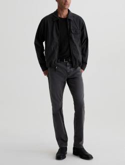 Bryce Crew True Black Classic Linen Tee MENS TOPS Photo 5