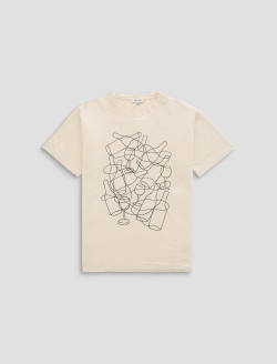 Bryce Crew P Wine Line Champagne Classic Linen Tee MENS TOPS Photo 1
