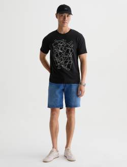 Bryce Crew P Wine Line True Black Classic Tee MENS TOPS Photo 5