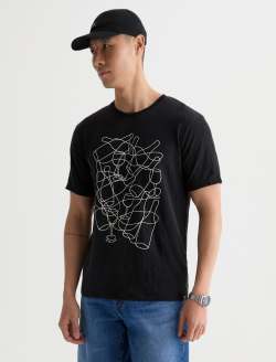 Bryce Crew P Wine Line True Black Classic Tee MENS TOPS Photo 7