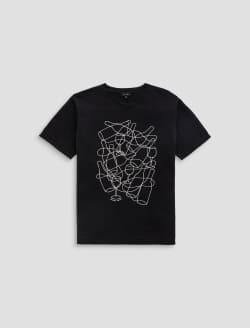 Bryce Crew P Wine Line True Black Classic Tee MENS TOPS Photo 1