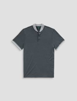 Dume Polo Caviar Melange/Light Pavement Green Label Collection MENS TOPS Photo 1