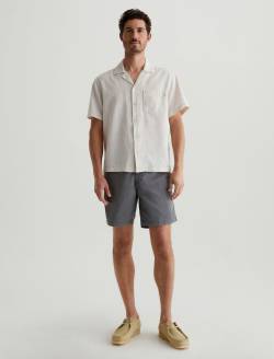 Foster Shirt Oatmeal Relaxed Fit Camp Shirt MENS TOPS Photo 5