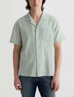 Foster Shirt Lime Zest Relaxed Fit Camp Shirt MENS TOPS Photo 2