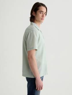 Foster Shirt Lime Zest Relaxed Fit Camp Shirt MENS TOPS Photo 4