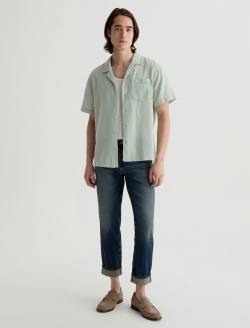 Foster Shirt Lime Zest Relaxed Fit Camp Shirt MENS TOPS Photo 5