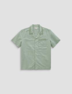 Foster Shirt Faded Moss Relaxed Linen Camp Shirt MENS TOPS Photo 1
